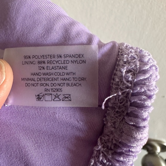 Gigi C Purple Jewel Vivian Bikini Top Size Large EUC - Picture 7 of 7